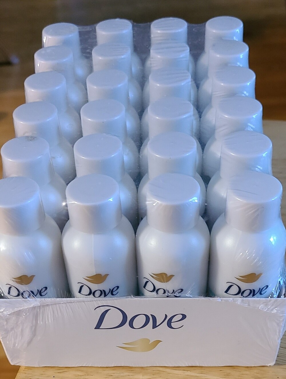 24 Pack Dove Sensitive Skin Moisturizer Body Wash 1.8oz Unscented NEW Sealed!